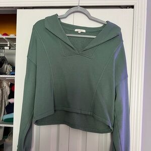 X Supple Cropped Sweater